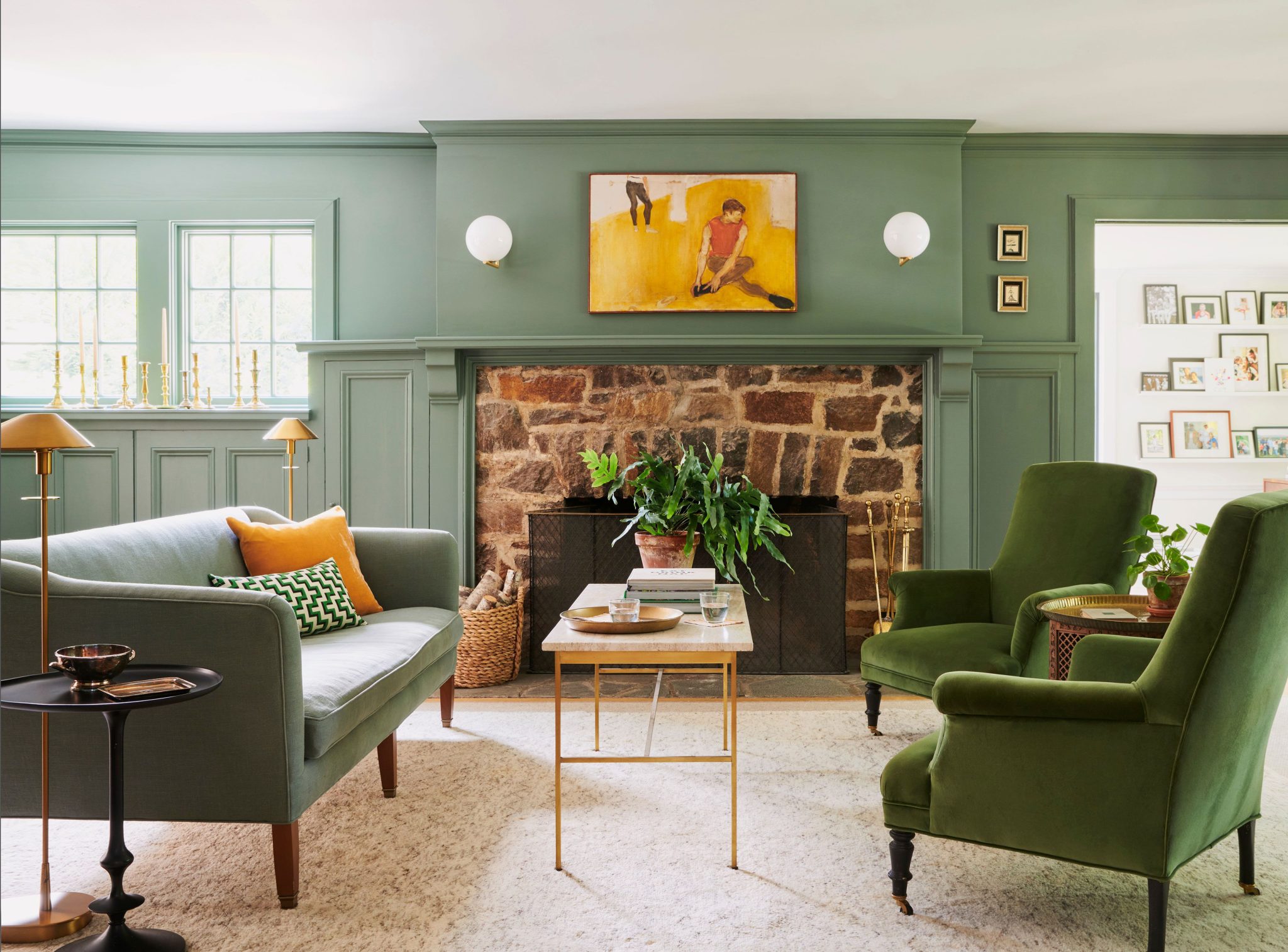 24 Green Living Room Ideas with Refreshing Style