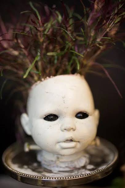 3 Ways to Make Creepy Doll Head Planters for Halloween | HGTV