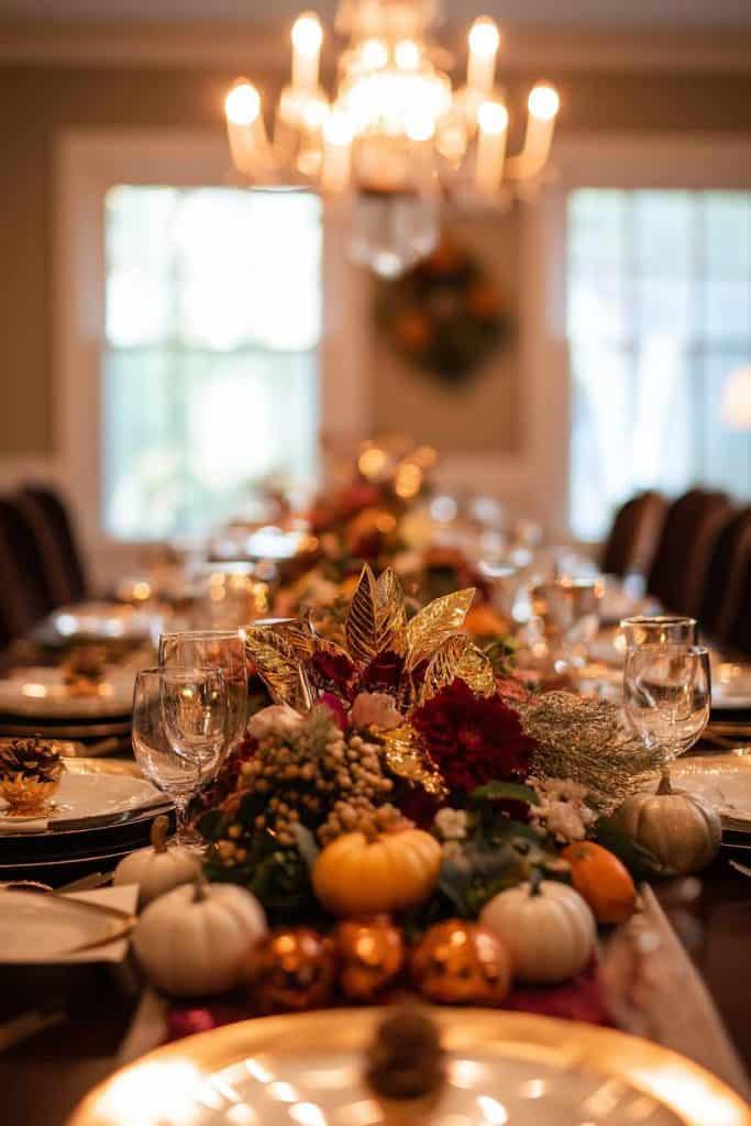 50 Thanksgiving Dinner Tablescapes for Your Feast