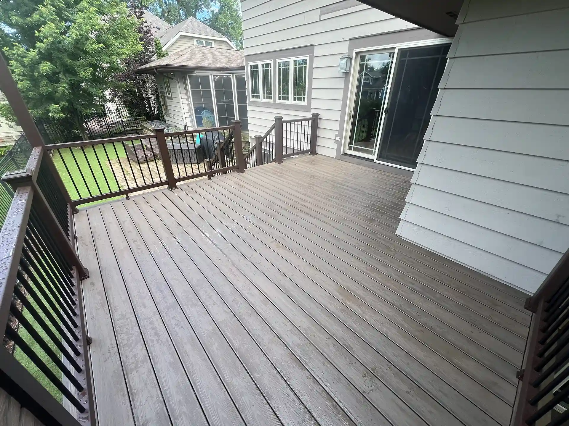 Affordable Privacy Deck Upgrade in Palatine, Illinois