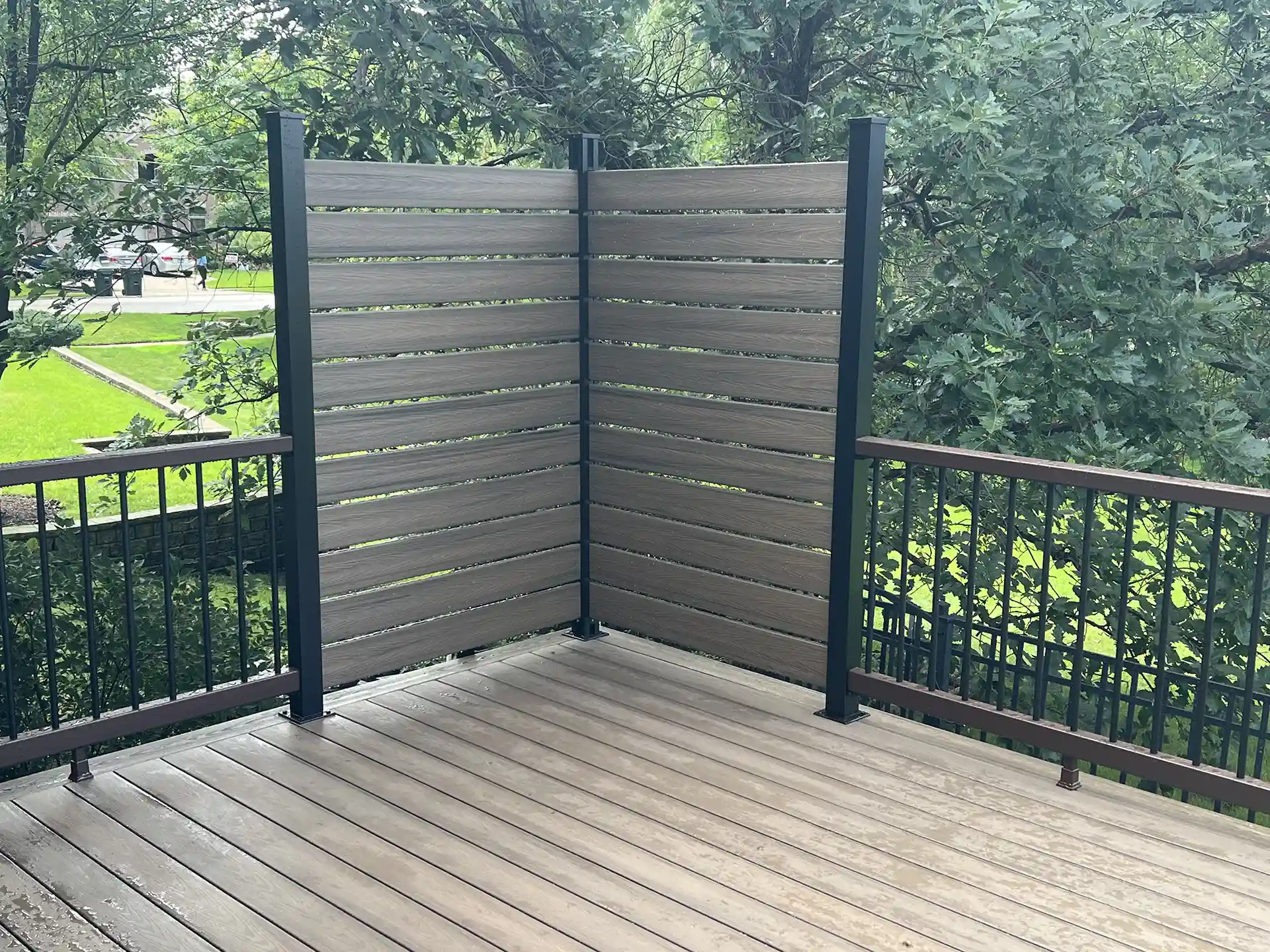 Affordable Privacy Deck Upgrade in Palatine, Illinois