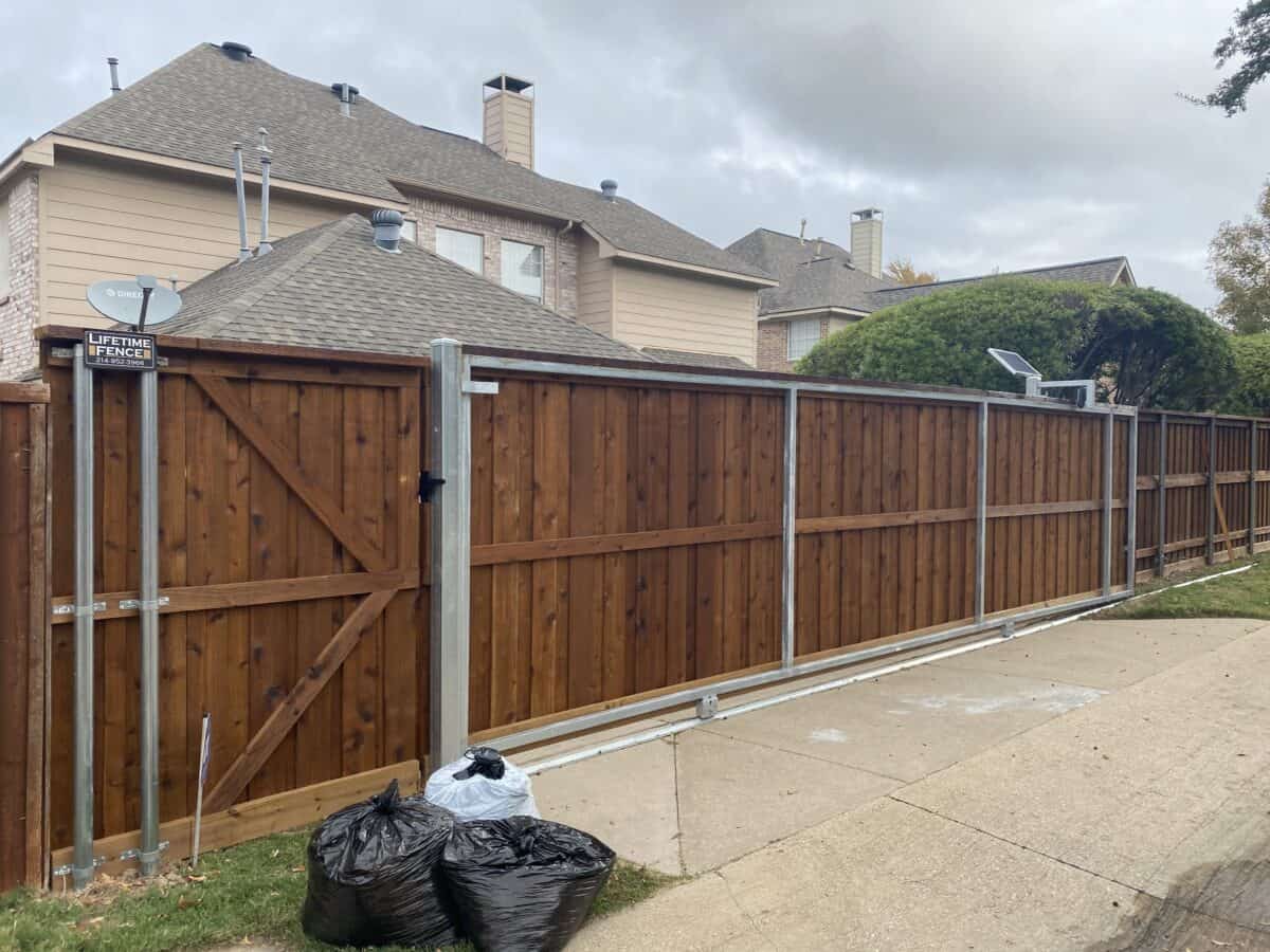 Automatic Gates | Electric Gates | Lewisville TX | Solar| Driveway Gates – Lifetime Fence Company
