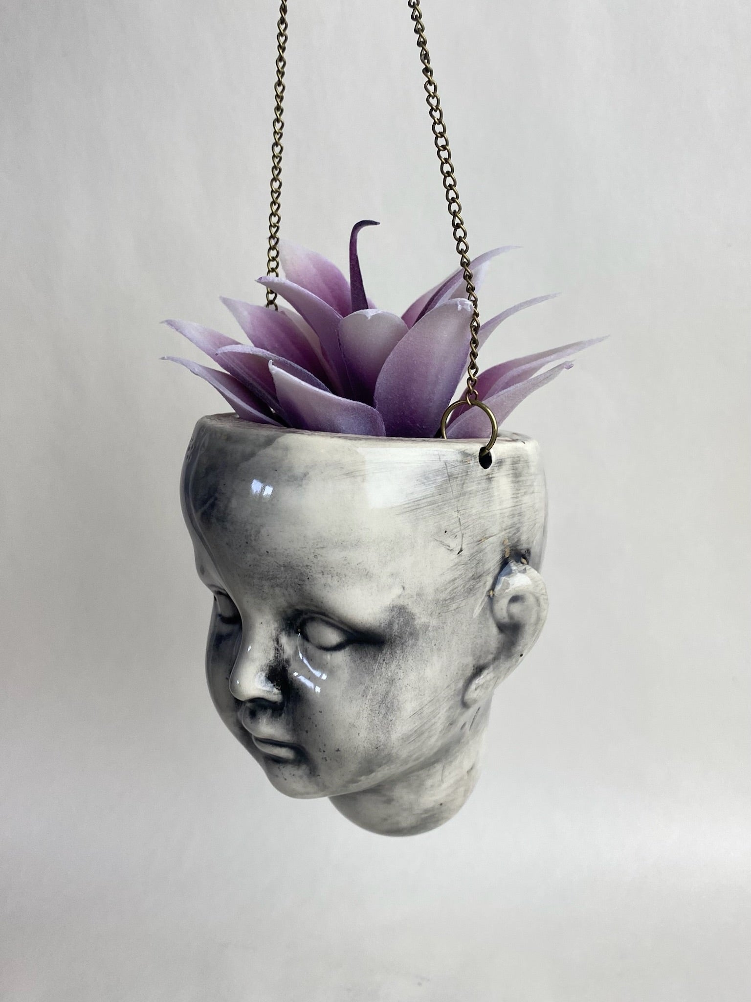 Baby Doll Head Hanging Planter – Brooke Alter Designs