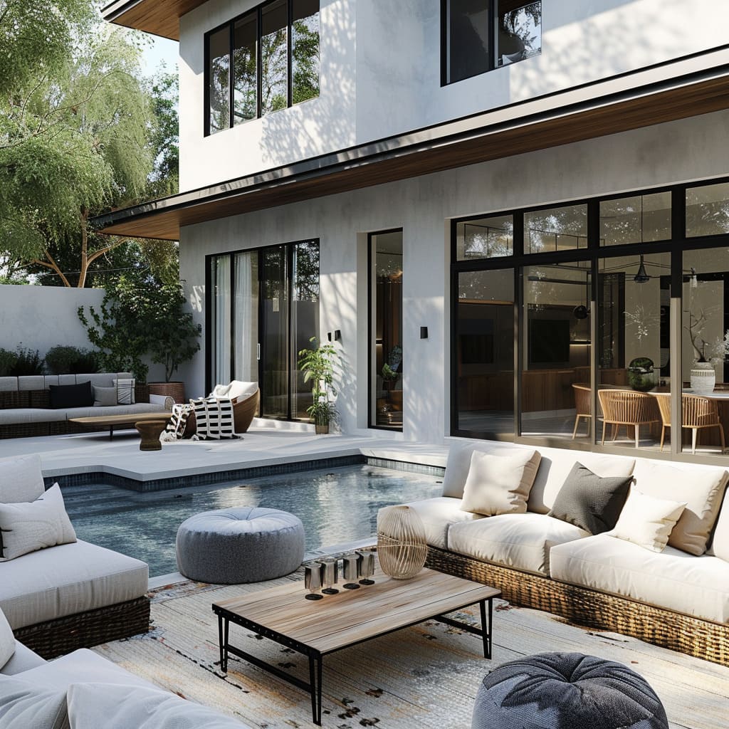 Backyard Design Ideas in Japandi and Scandinavian Styles
