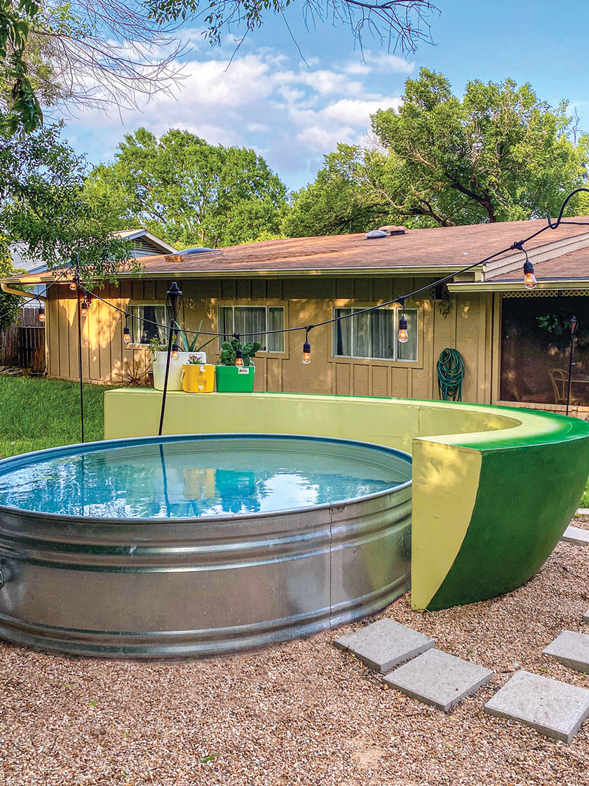 Backyard Galvanized Pool How To Make A Backyard Pool From A Stock Tank Entertainment/Life