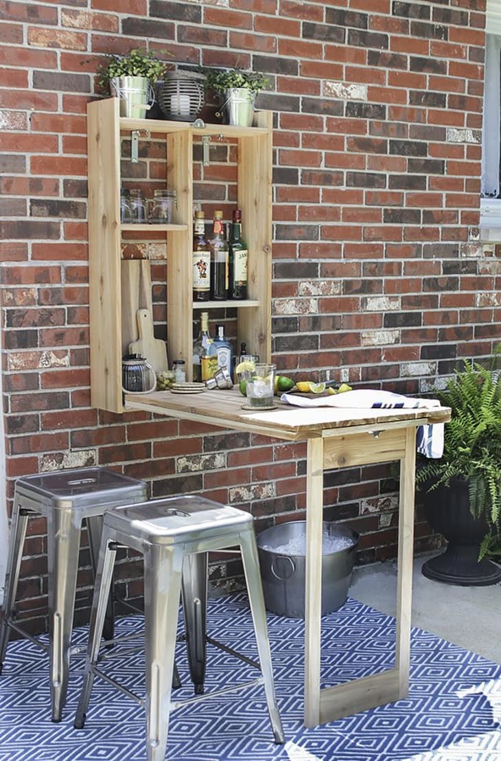 Best Small Space Outdoor Bars & Dining Project Ideas | Apartment Therapy