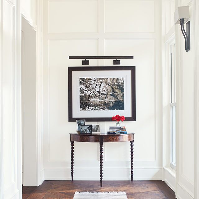 Board and batten shiplap walls - Benjamin Moore