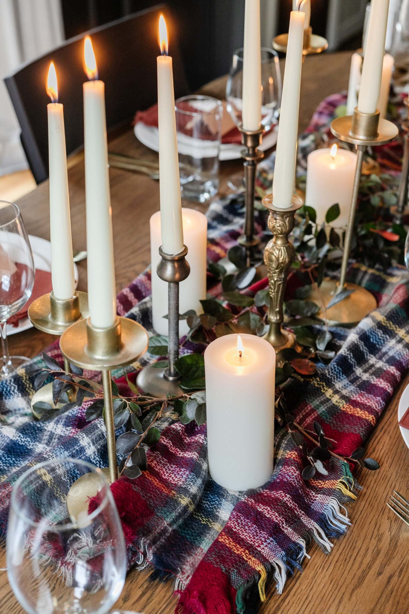 Cheap DIY Thanksgiving Centerpiece Idea With Common Thrifted Finds - Bless'er House