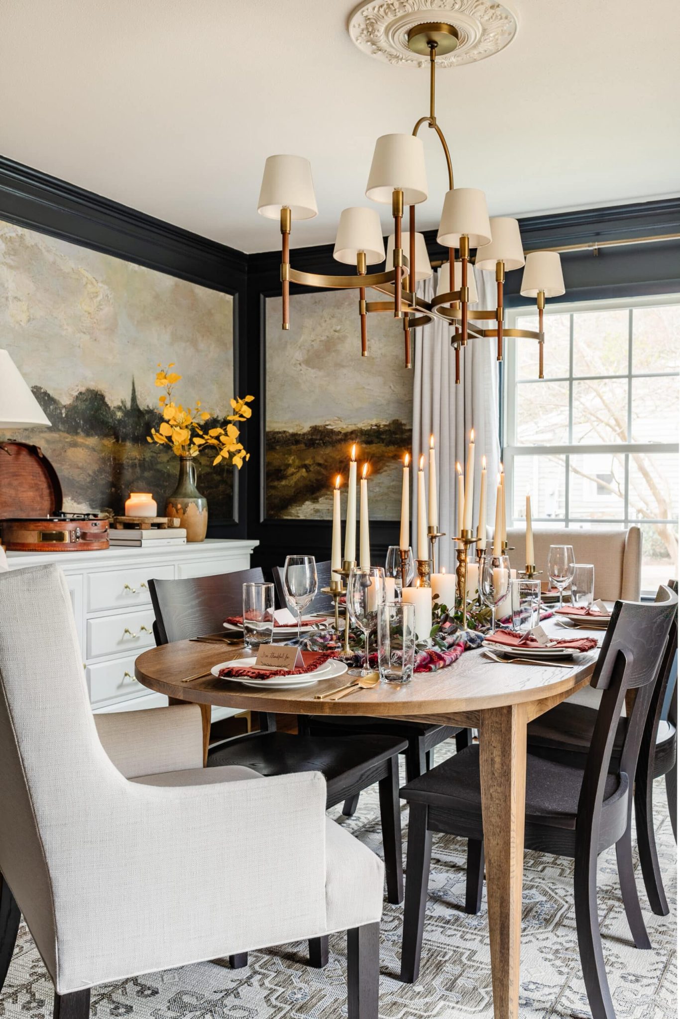 Cheap DIY Thanksgiving Centerpiece Idea With Common Thrifted Finds - Bless'er House