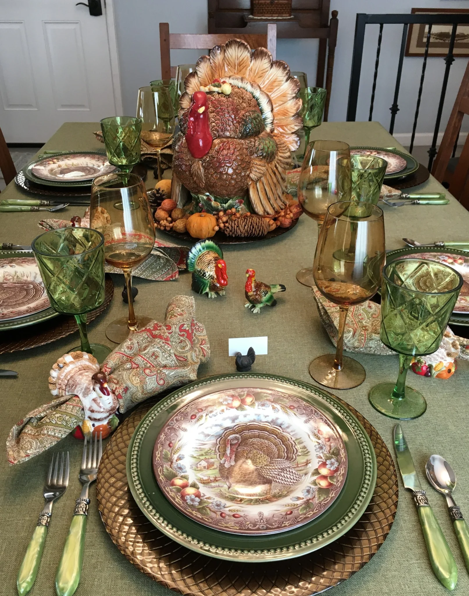 Come to the Turkey Tablescape! — Whispers of the Heart