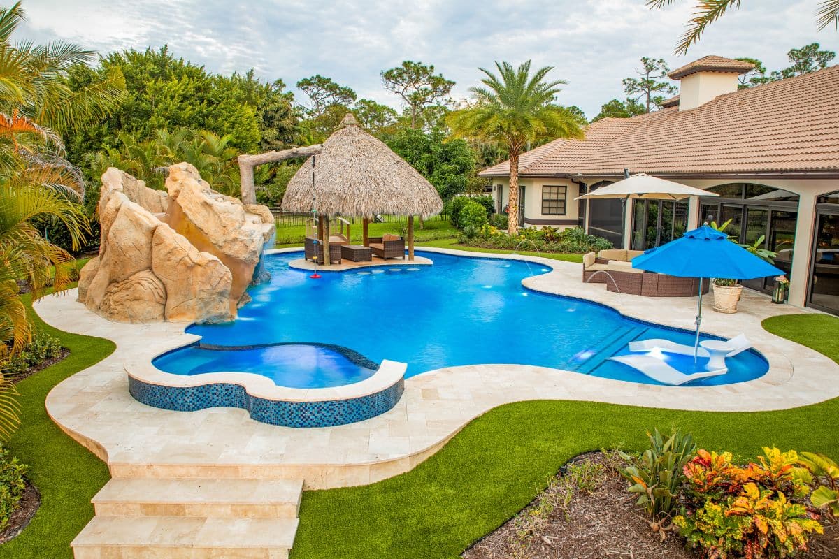 Custom Lagoon & Freeform Pool Builders Boca Raton, Florida