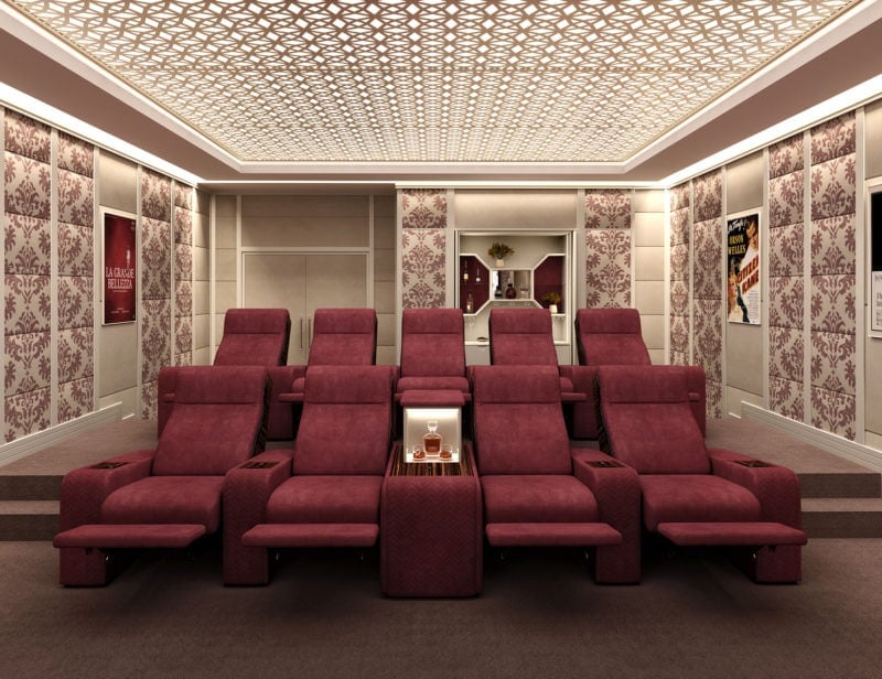 Custom Luxury Italian Home Theaters
