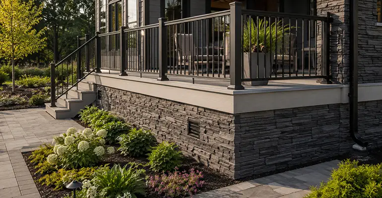 Deck Skirting Ideas to Protect and Finish Your Composite Deck | EVODEK