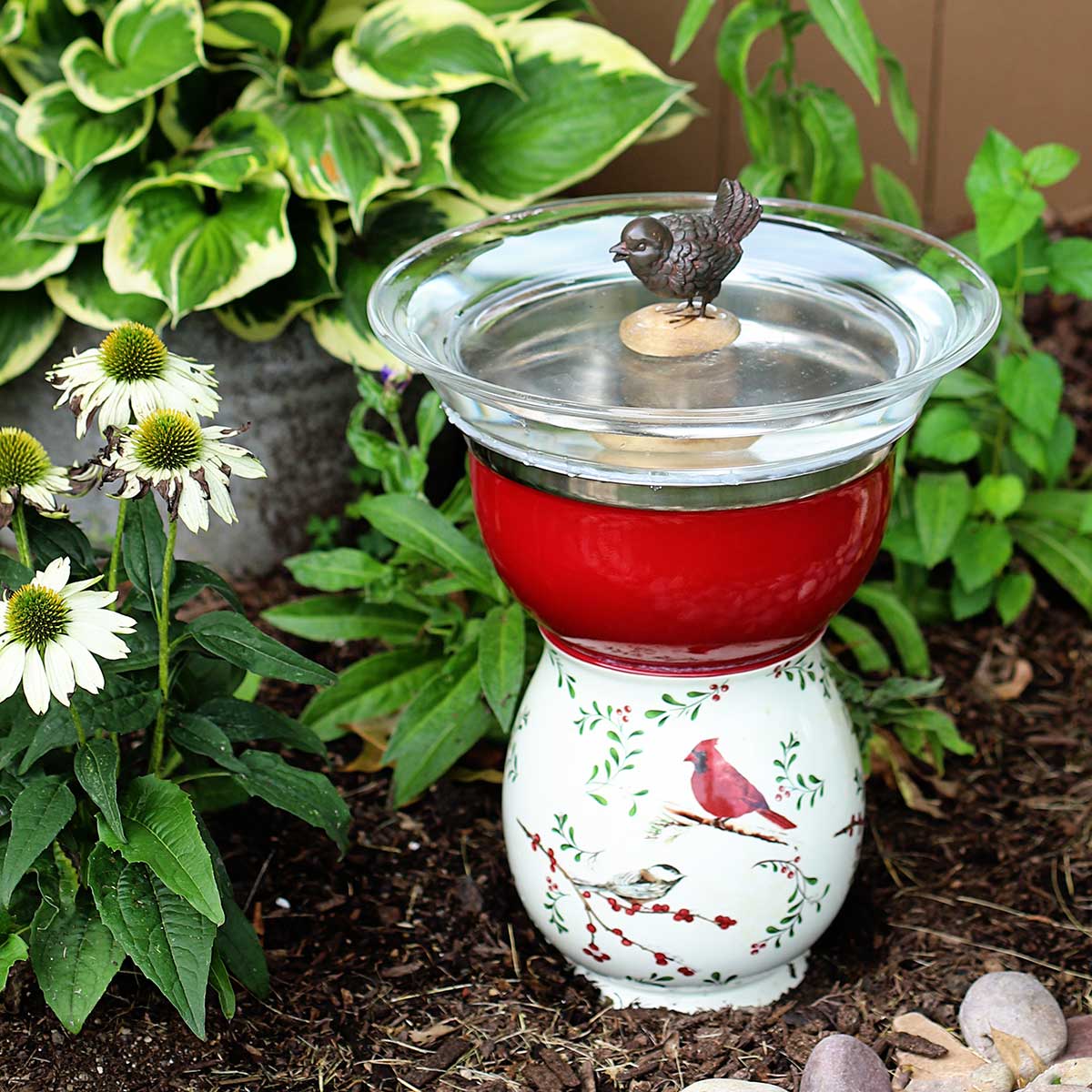 DIY BIRD BATH | THRIFT STORE EDITION (Story)