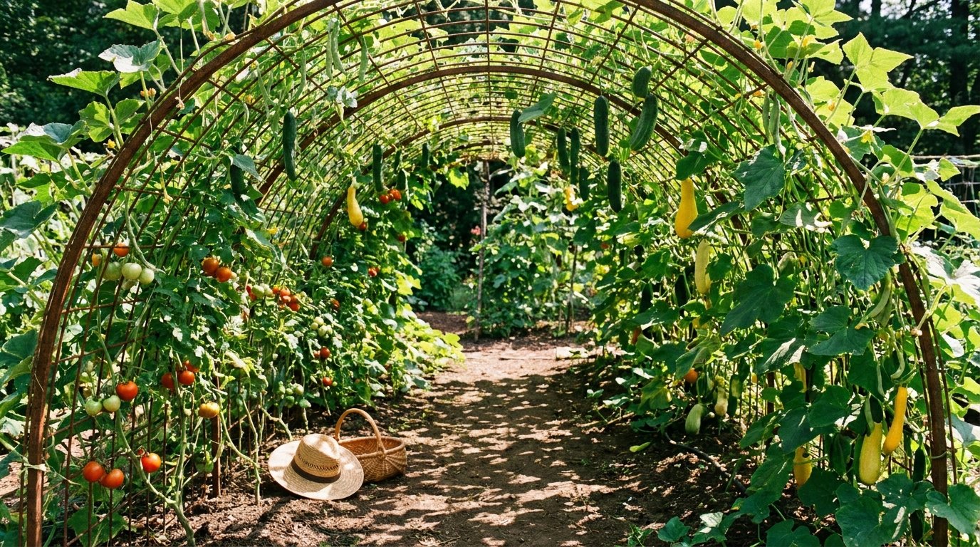DIY Garden Trellis Ideas: Grow More in Less Space - Tendra Blog