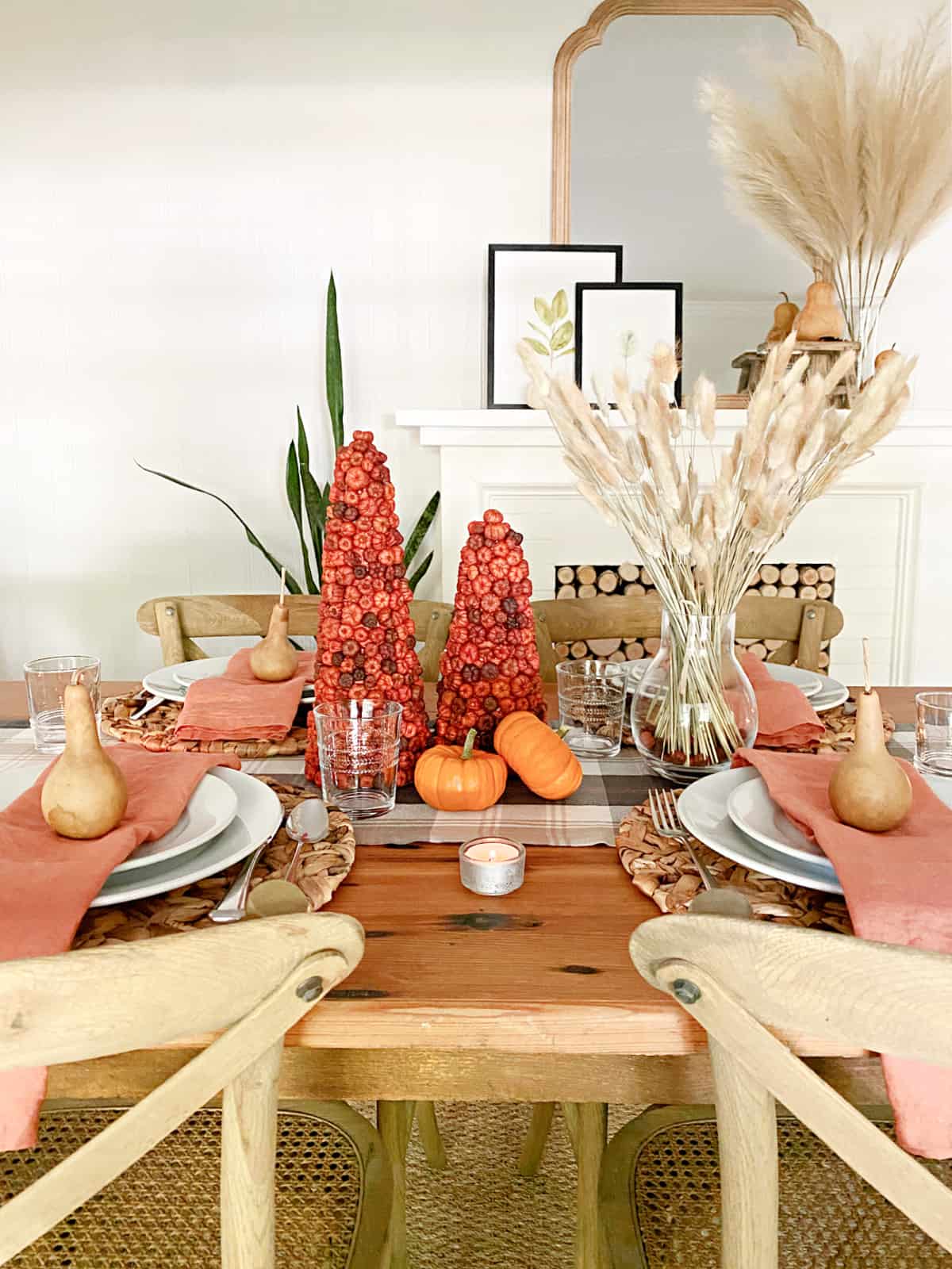 Fall Decor Dining Table Set Up Ideas Fall Decor: A Curated Earth-toned Tablescape J Loving