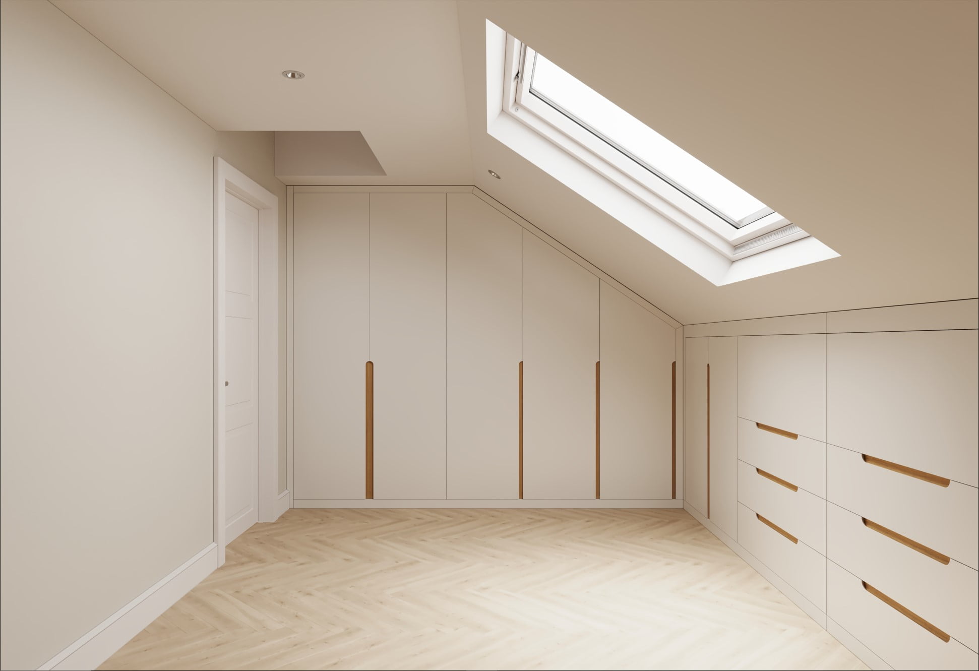 Fitted Sloping Ceiling Wardrobes London | Urban Wardrobes