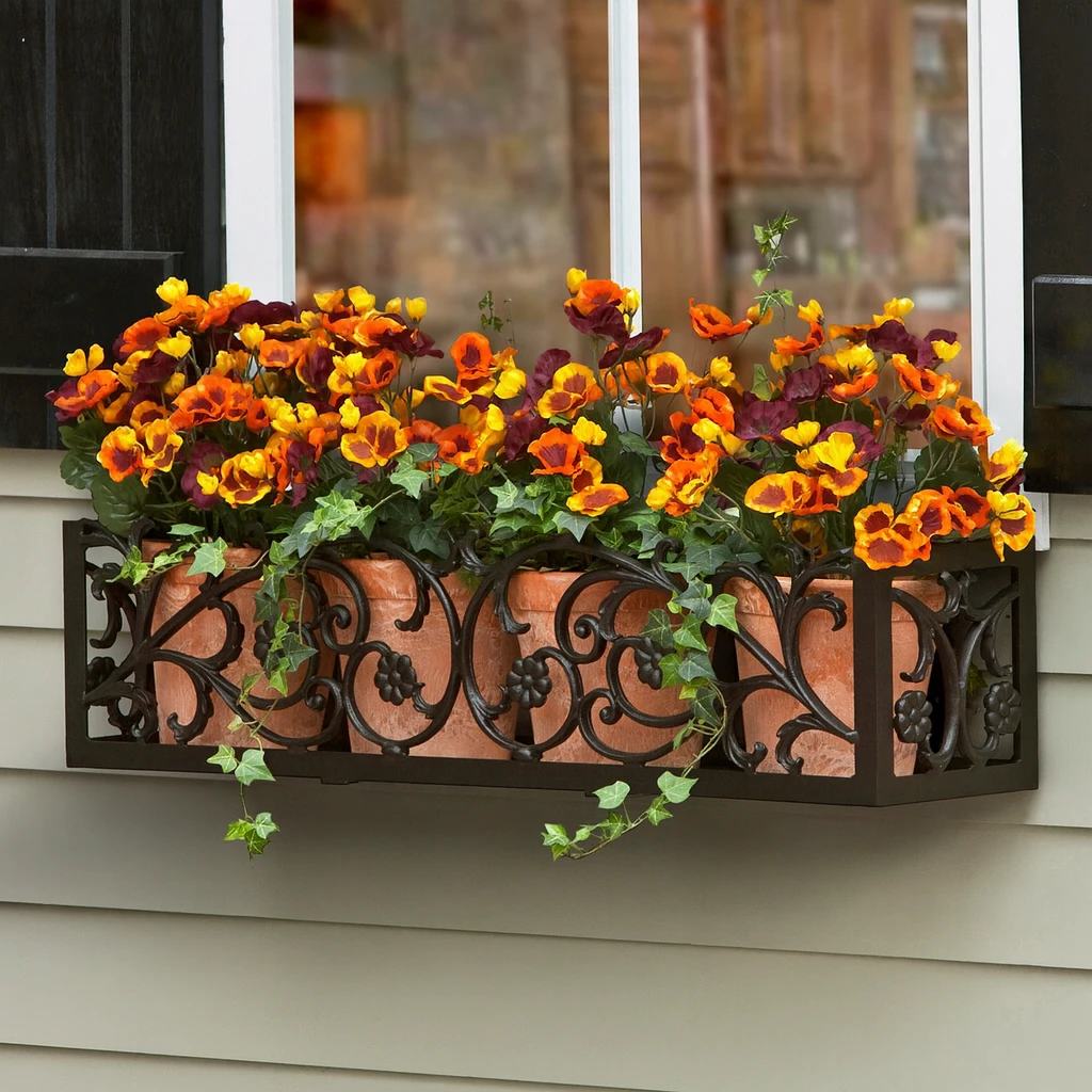 French Quarter Cast Aluminum Window Box