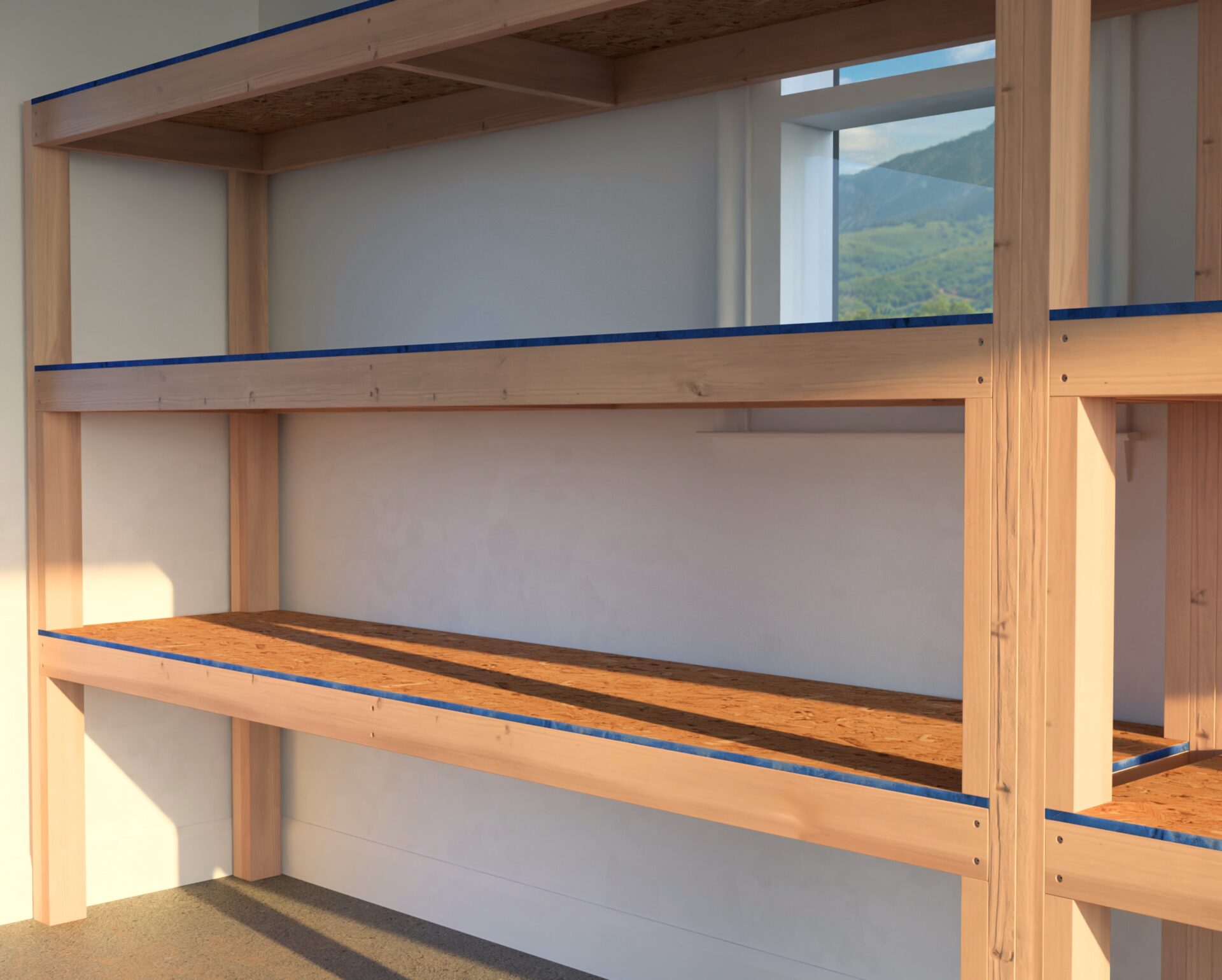 Heavy-Duty, Beginner-Friendly DIY Garage Shelf - DIY projects plans