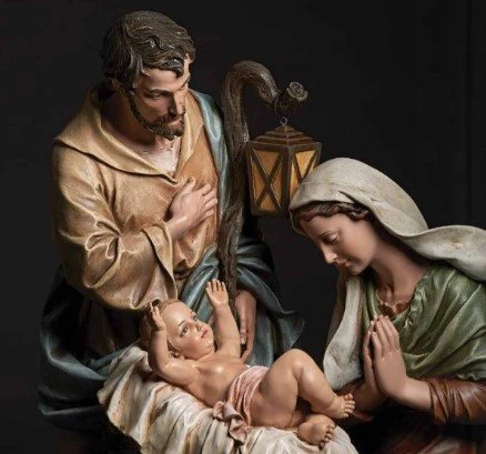 Holy Family Figures - Large Colored 39' Outdoor Nativity - St. Jude Shop, Inc.