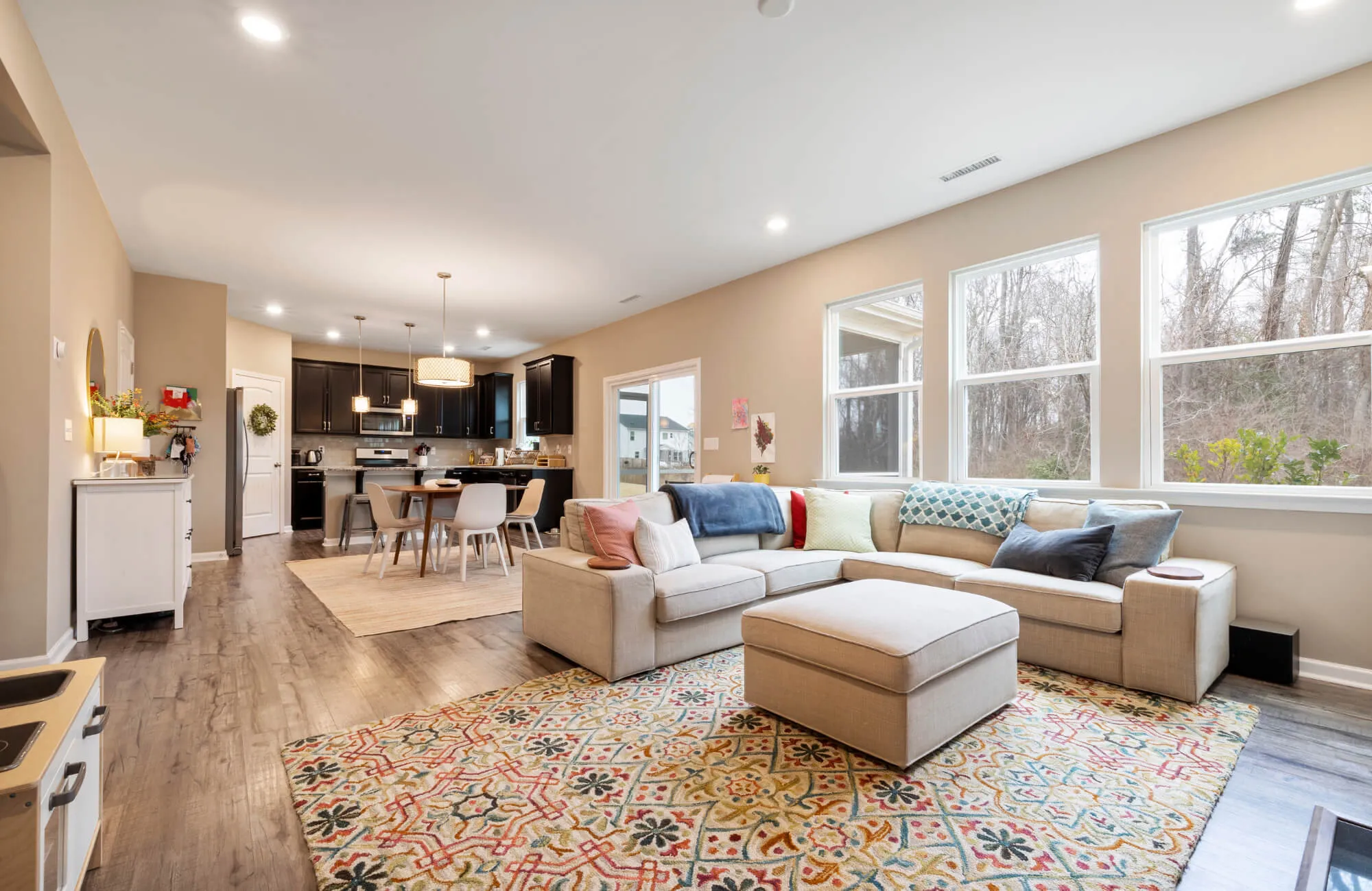 How Can I Use A Kitchen Rug To Add A Pop Of Color?