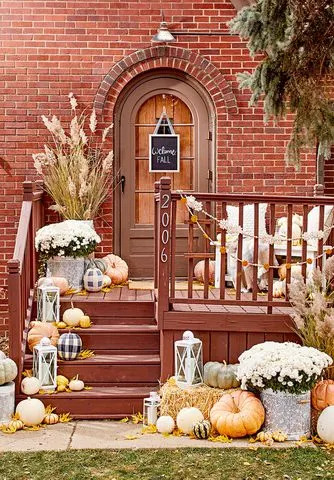 How to Create a Harvest Porch Display That Lasts All Fall