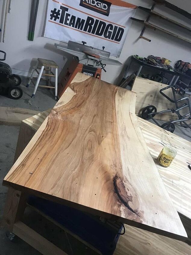 How to Make a Beautiful DIY Live Edge Desk With a Drawer | Hometalk