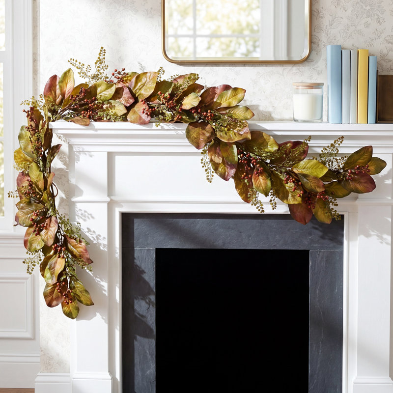 Joss & Main 72' Berry Thanksgiving Garland | Birch Lane