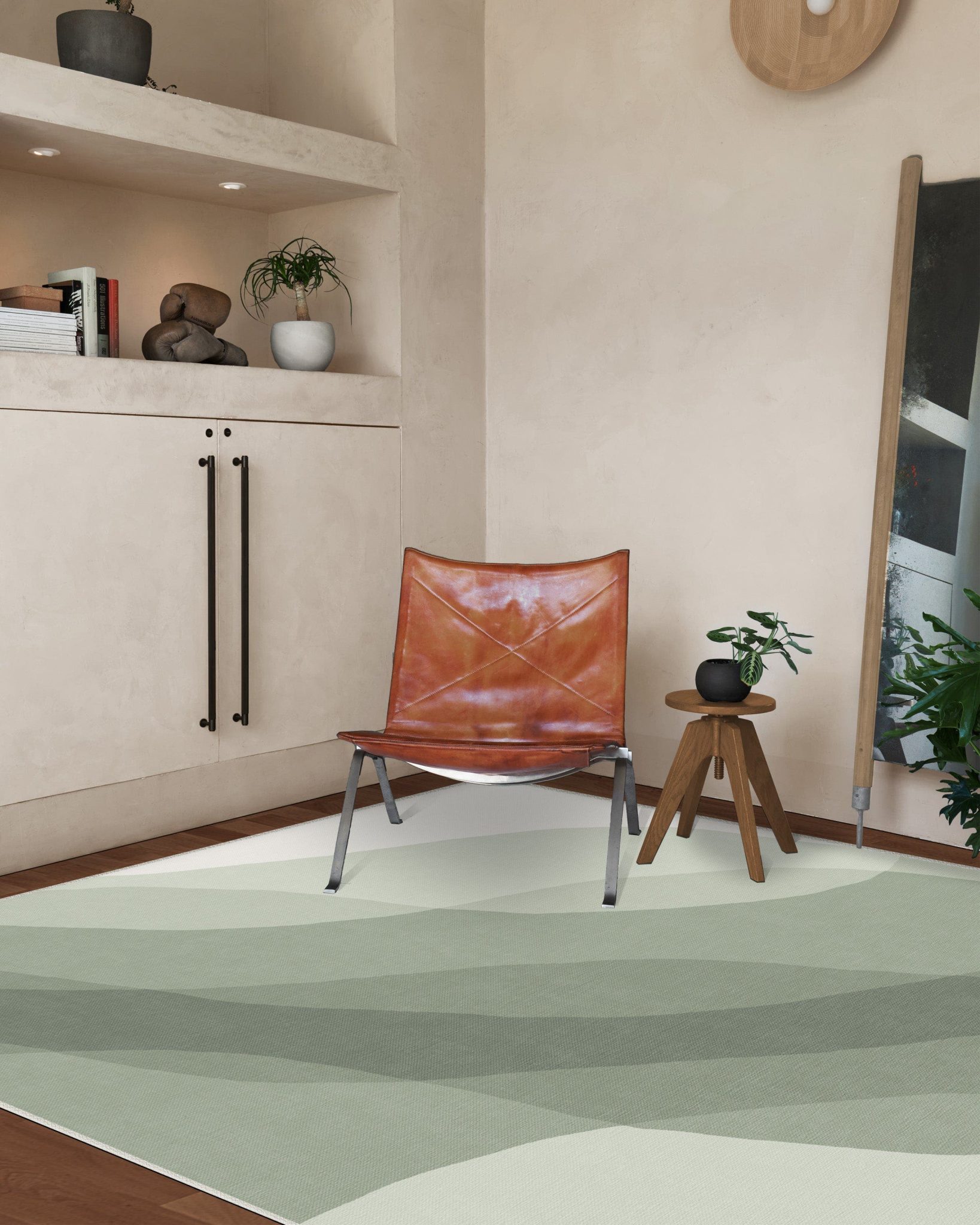Kallan Sage Green Flatwoven Rug | Ruggable US
