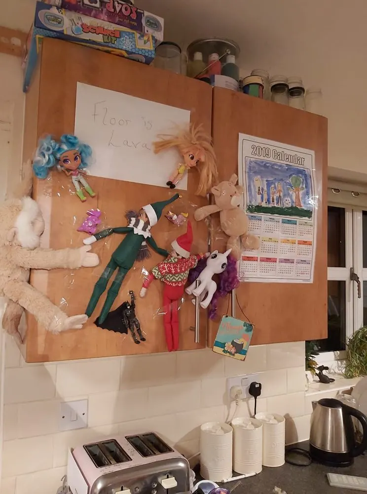 Last-minute elf on the shelf ideas - What Katy Said