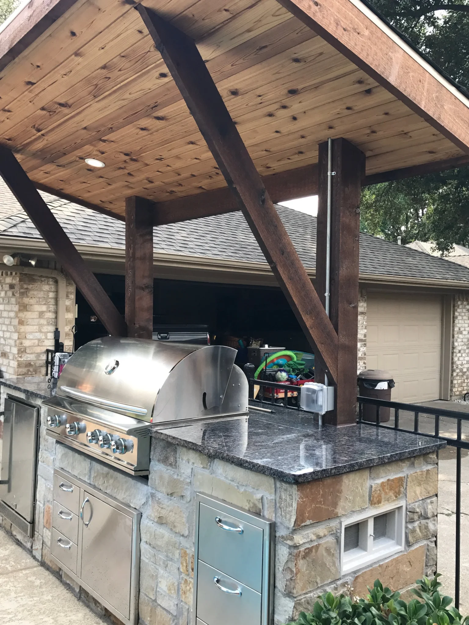 Lean-To Outdoor Kitchen — The Chatham Collective