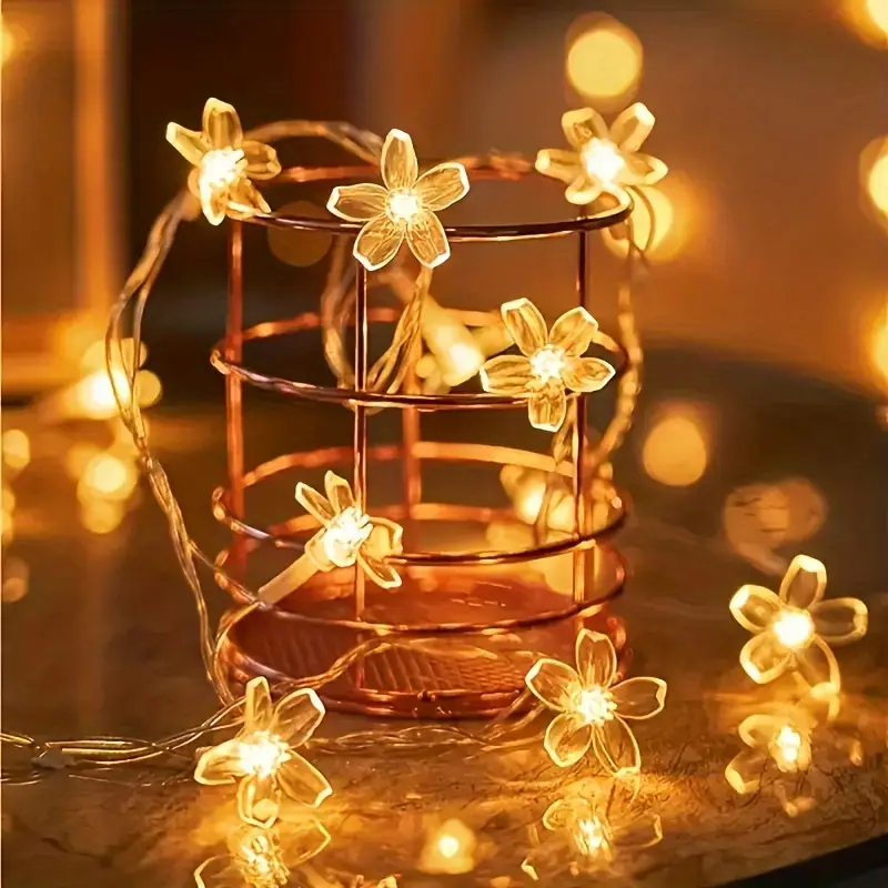 led cherry string lights multi color floral fairy - Temu Mauritius