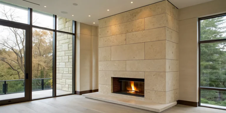 Limestone Fireplace Wall: Cost, Design & Care Tips