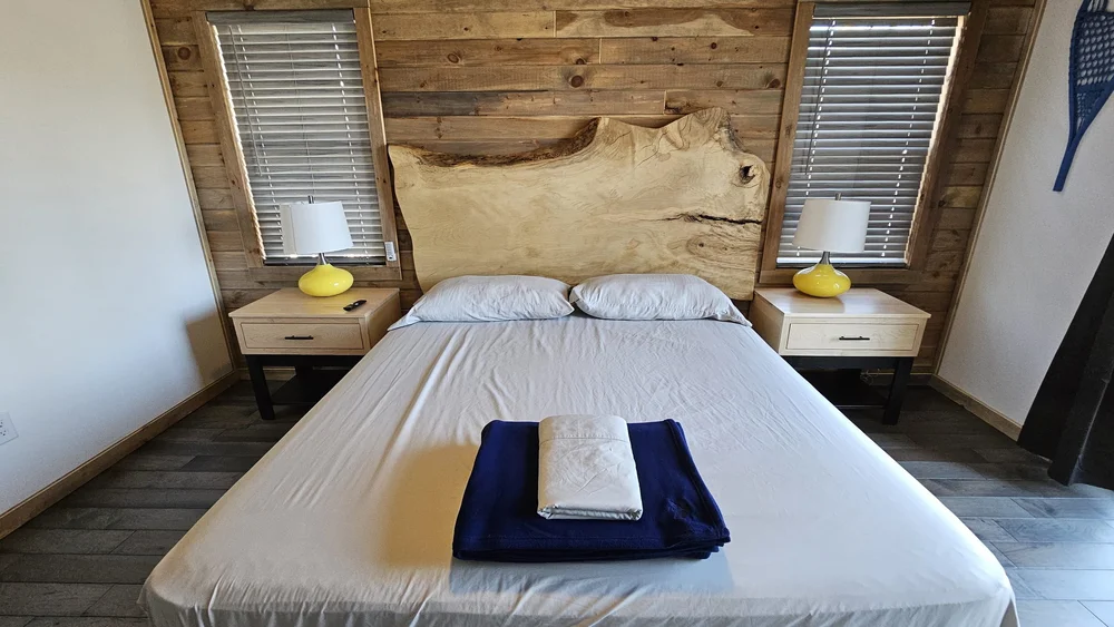 Live Edge Slab Headboard — EZ Mountain Rustic Furniture