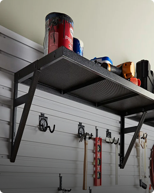 Mounted Shelves & Wall Shelving Units for Garage Storage | Gladiator