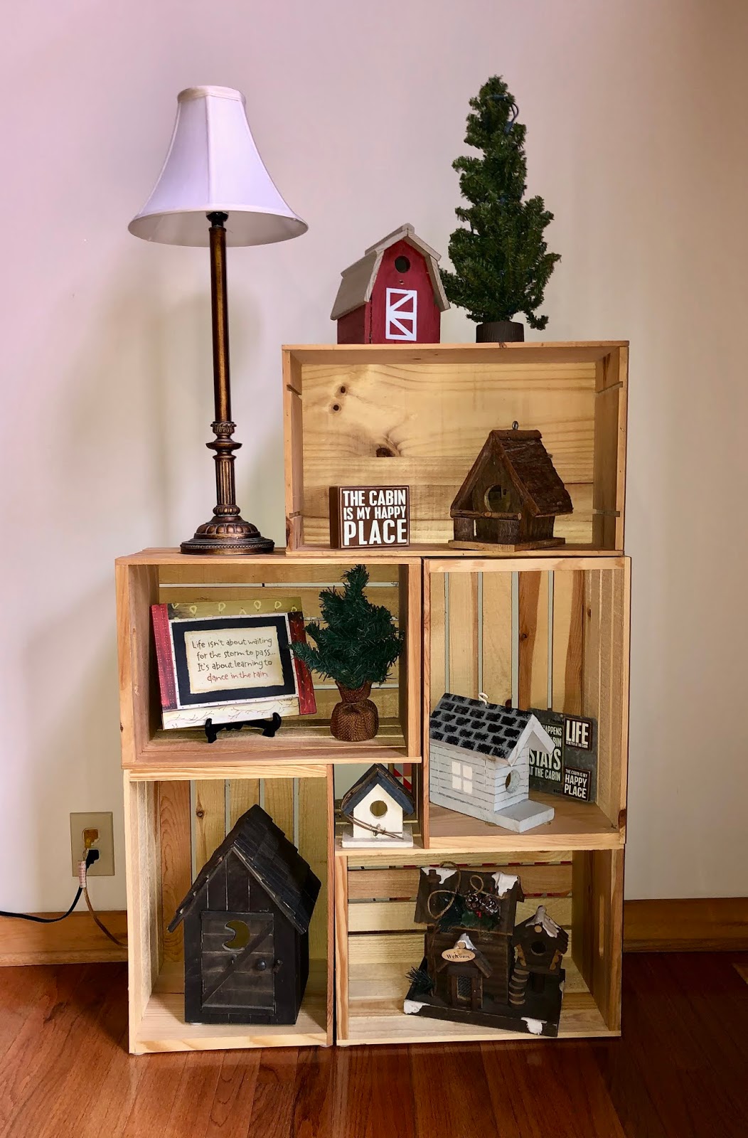 Ms. Nancy's Nook : Wooden Crate Shelves DIY