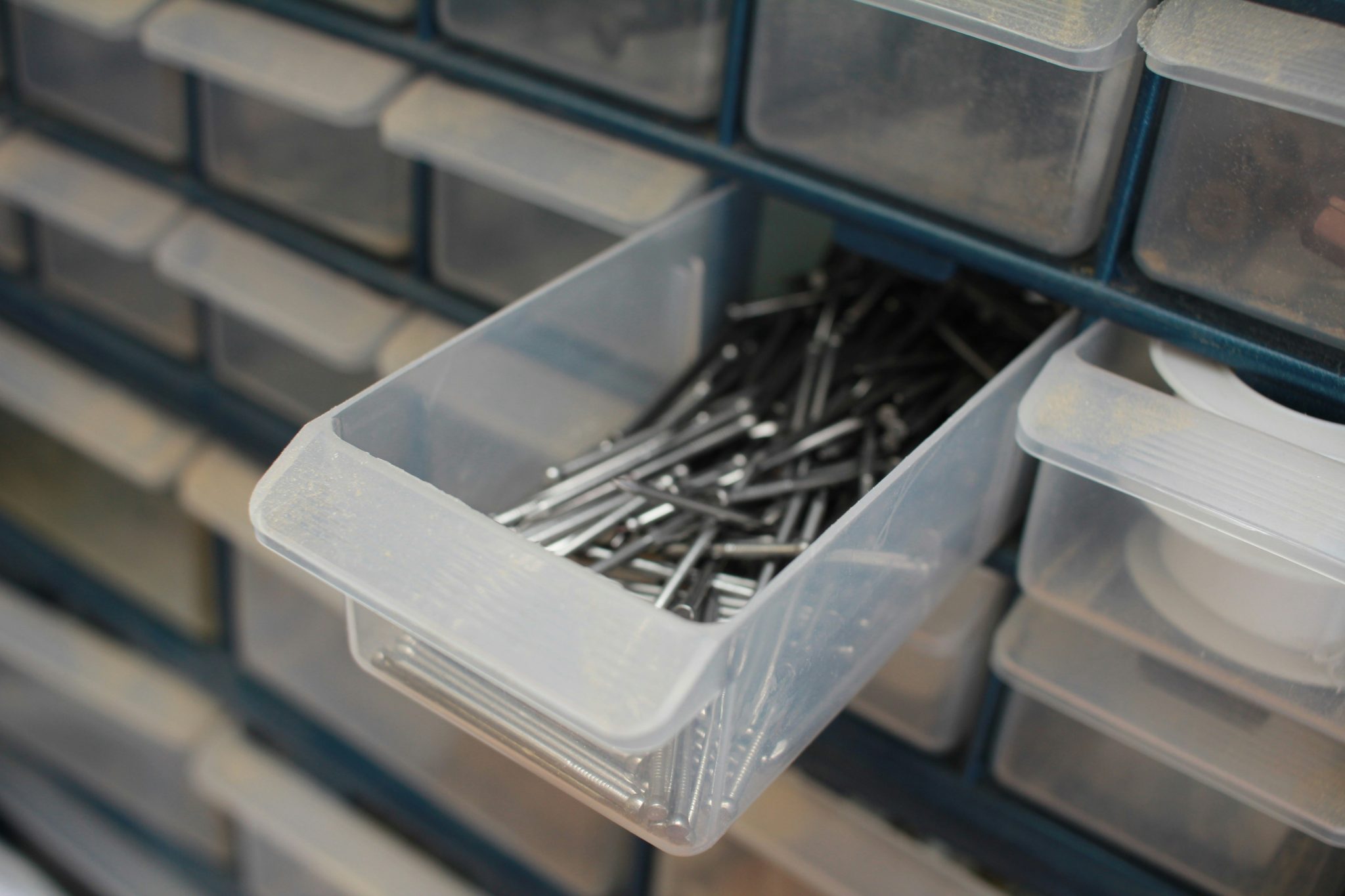 Nail bin.