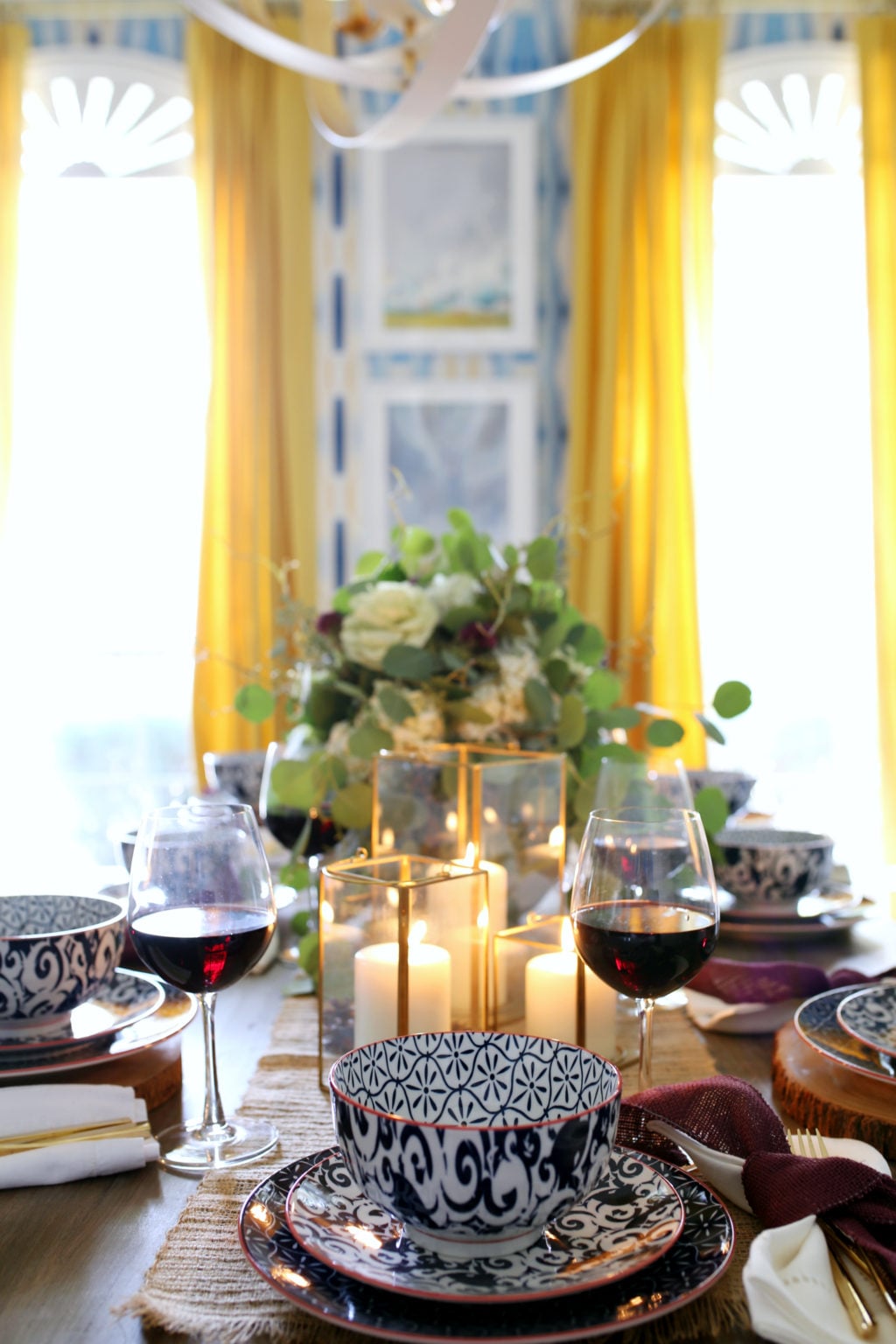 Our (Budget-Friendly) Thanksgiving Table - Hi Sugarplum!