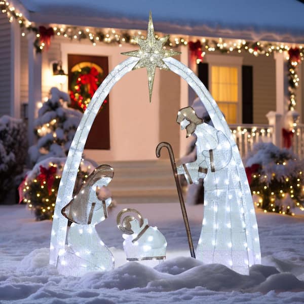 Outside Nativity Set 27' Indoor/Outdoor Nativity Set