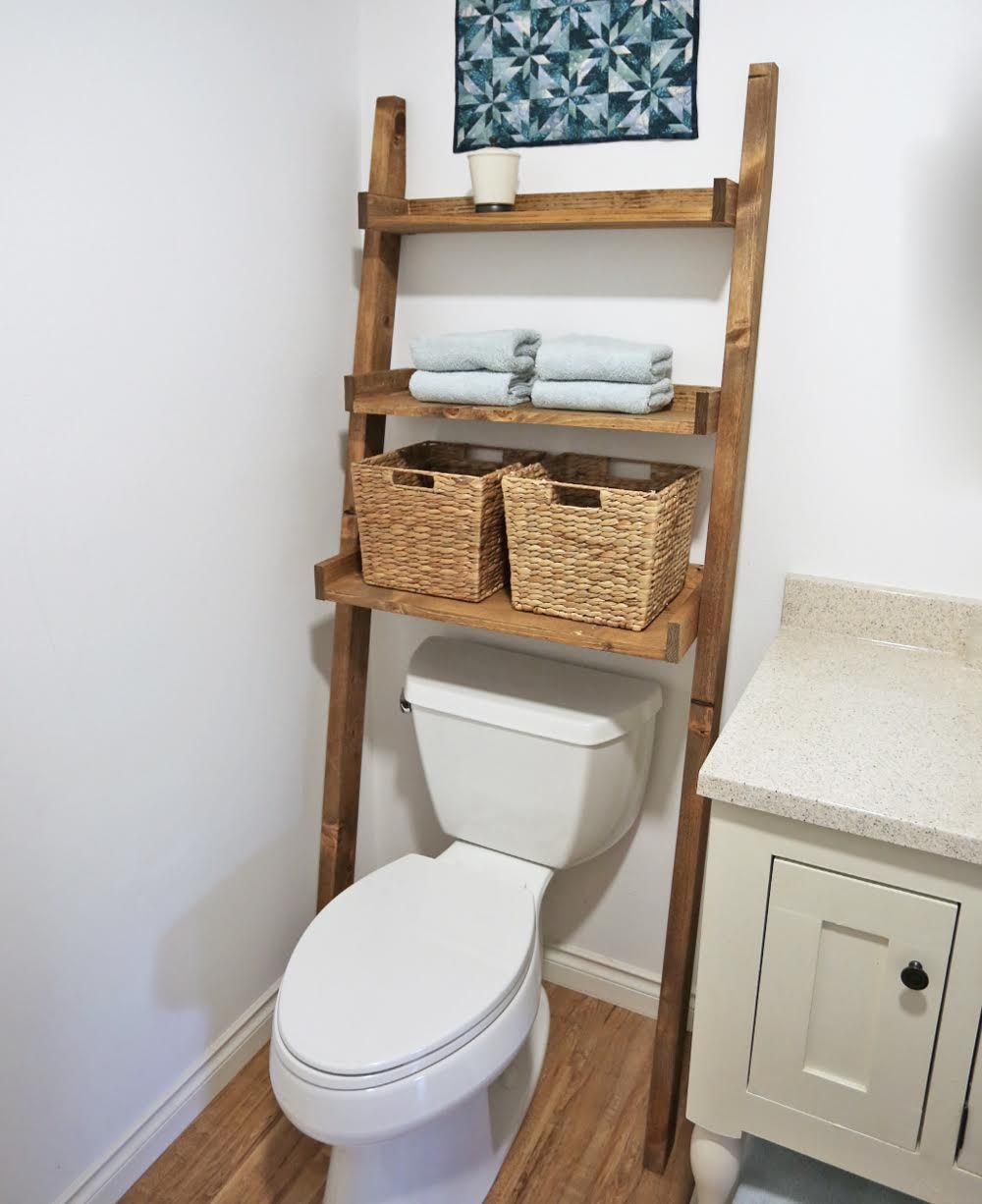 Over The Toilet Shelves: Think Inside The Box With Bathroom Ideas