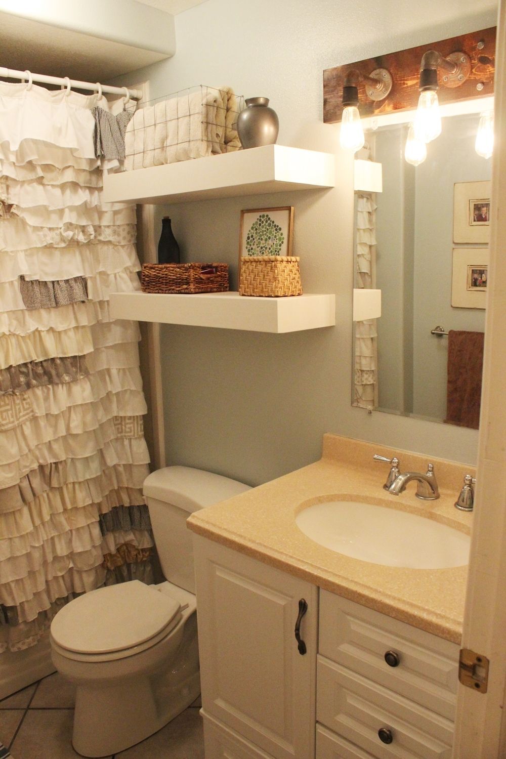 Over The Toilet Shelves: Think Inside The Box With Bathroom Ideas