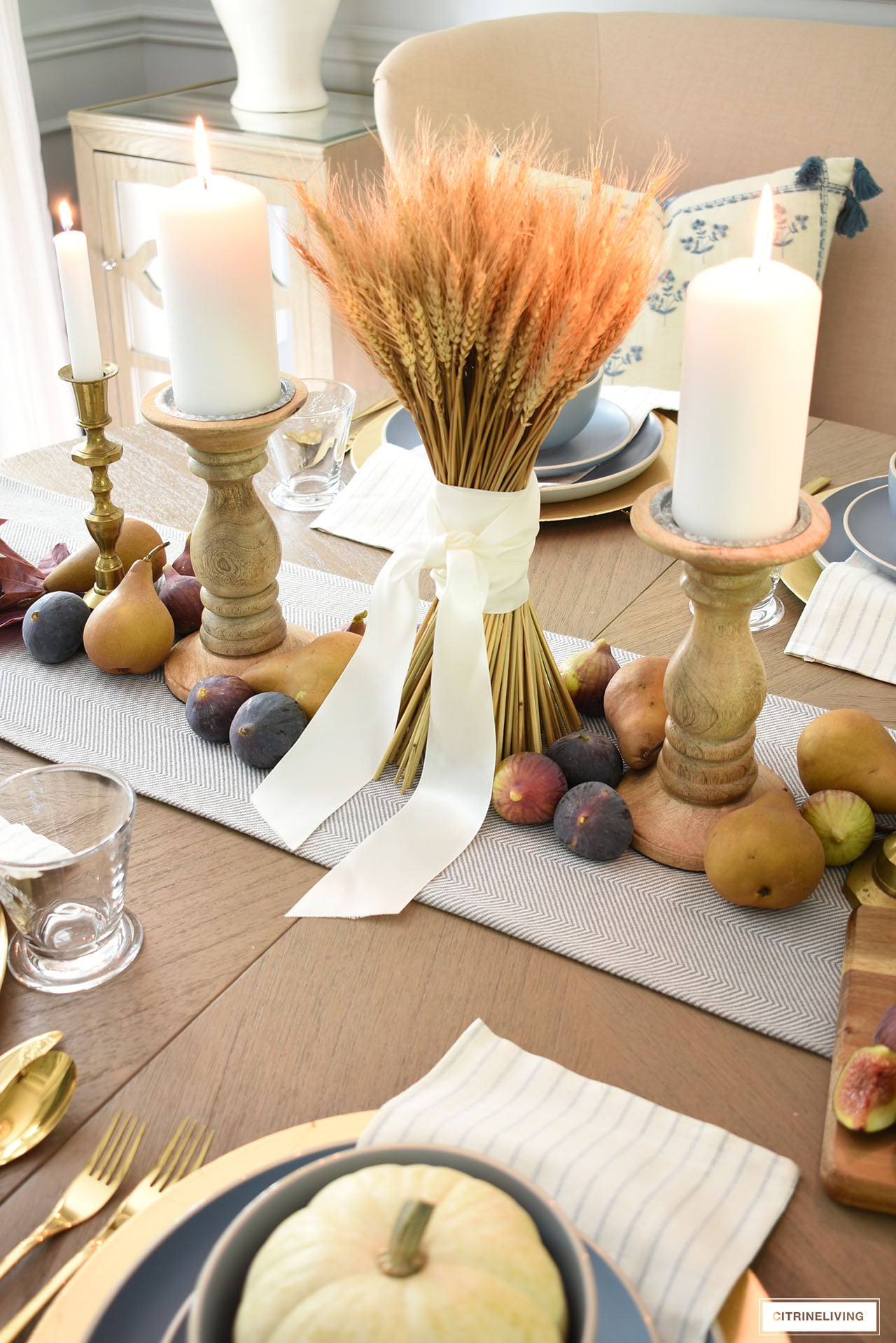RUSTIC THANKSGIVING TABLE | CITRINELIVING