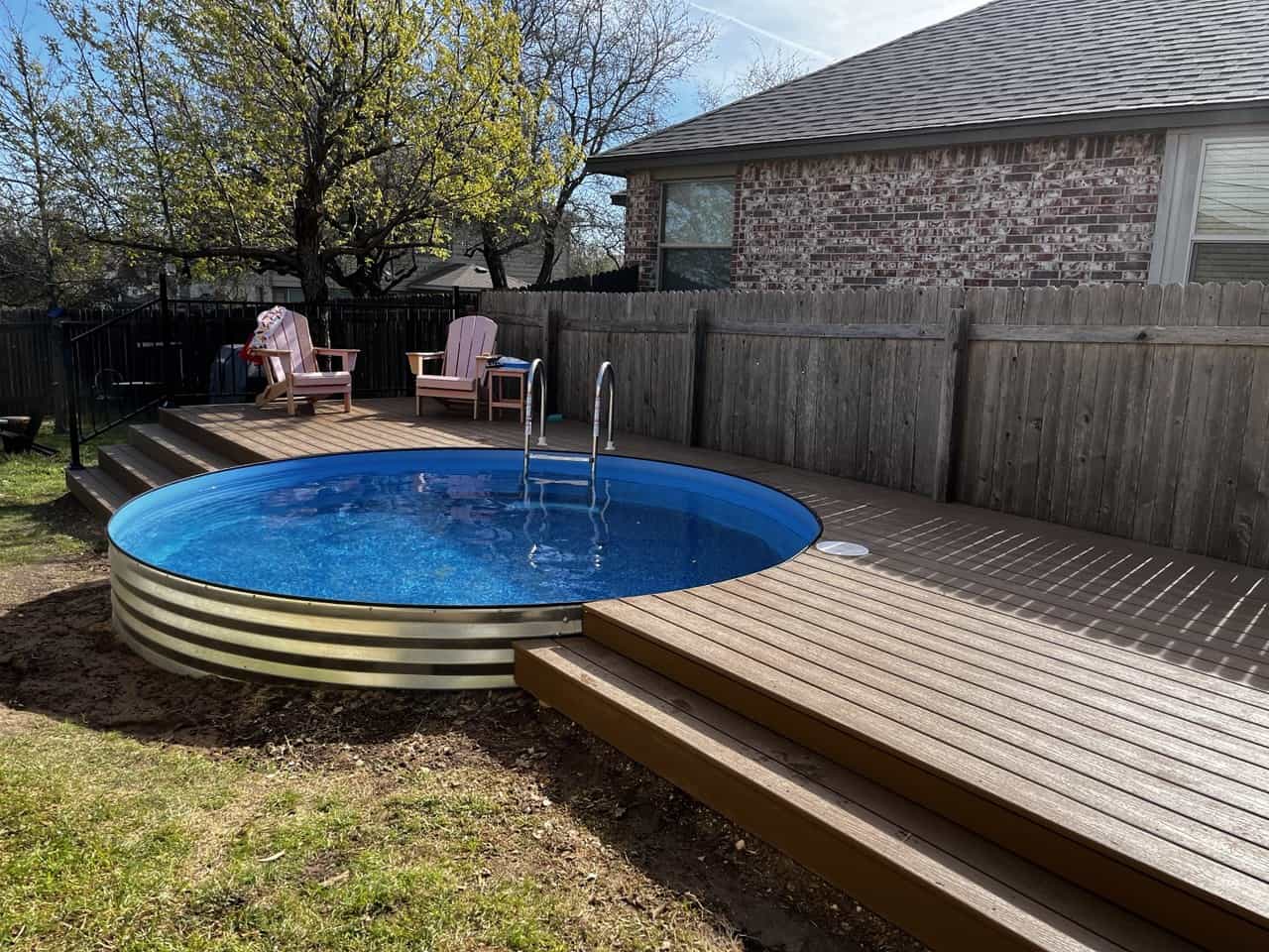 Semi sunken swimming pools | StainlessSwim