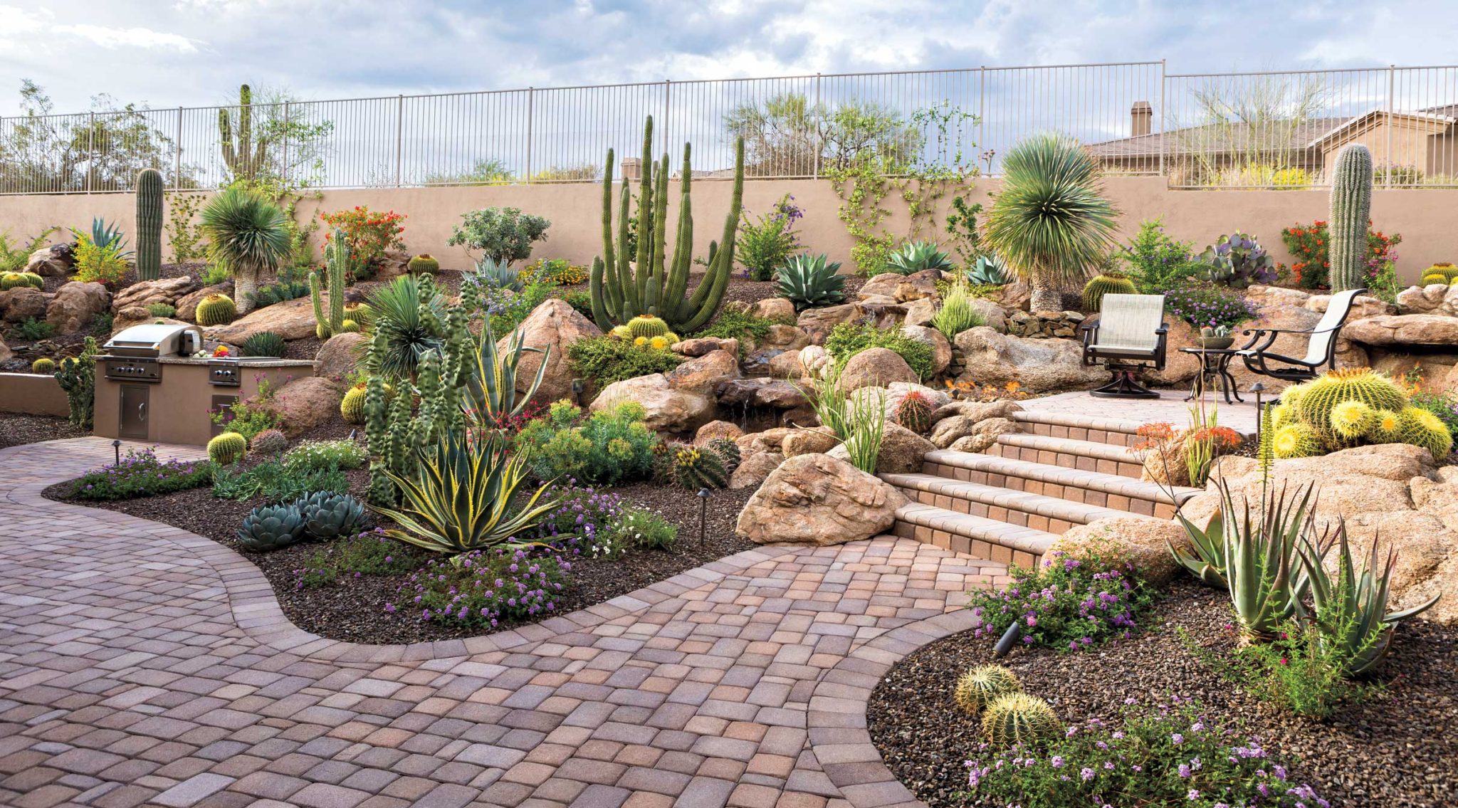 Small Space, Big Impact: Suburban Backyard Transformed Into Desert Oasis With View - Phoenix Home & Garden