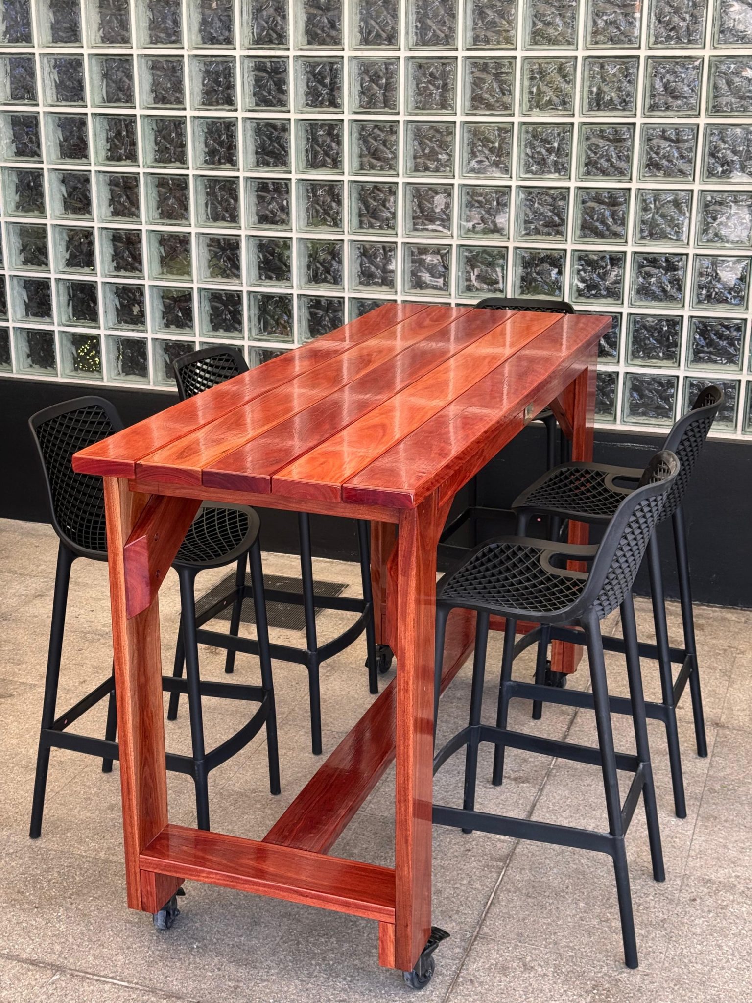 Solid Timber High Bar Table | NSW – Auscraft Furniture