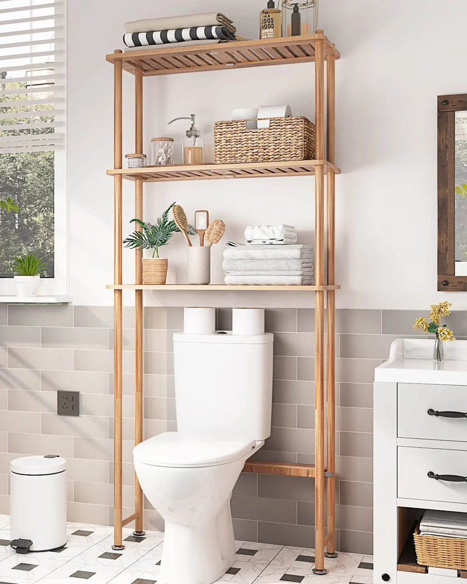 The Best Over-the-Toilet Storage Ideas to Keep You Organized