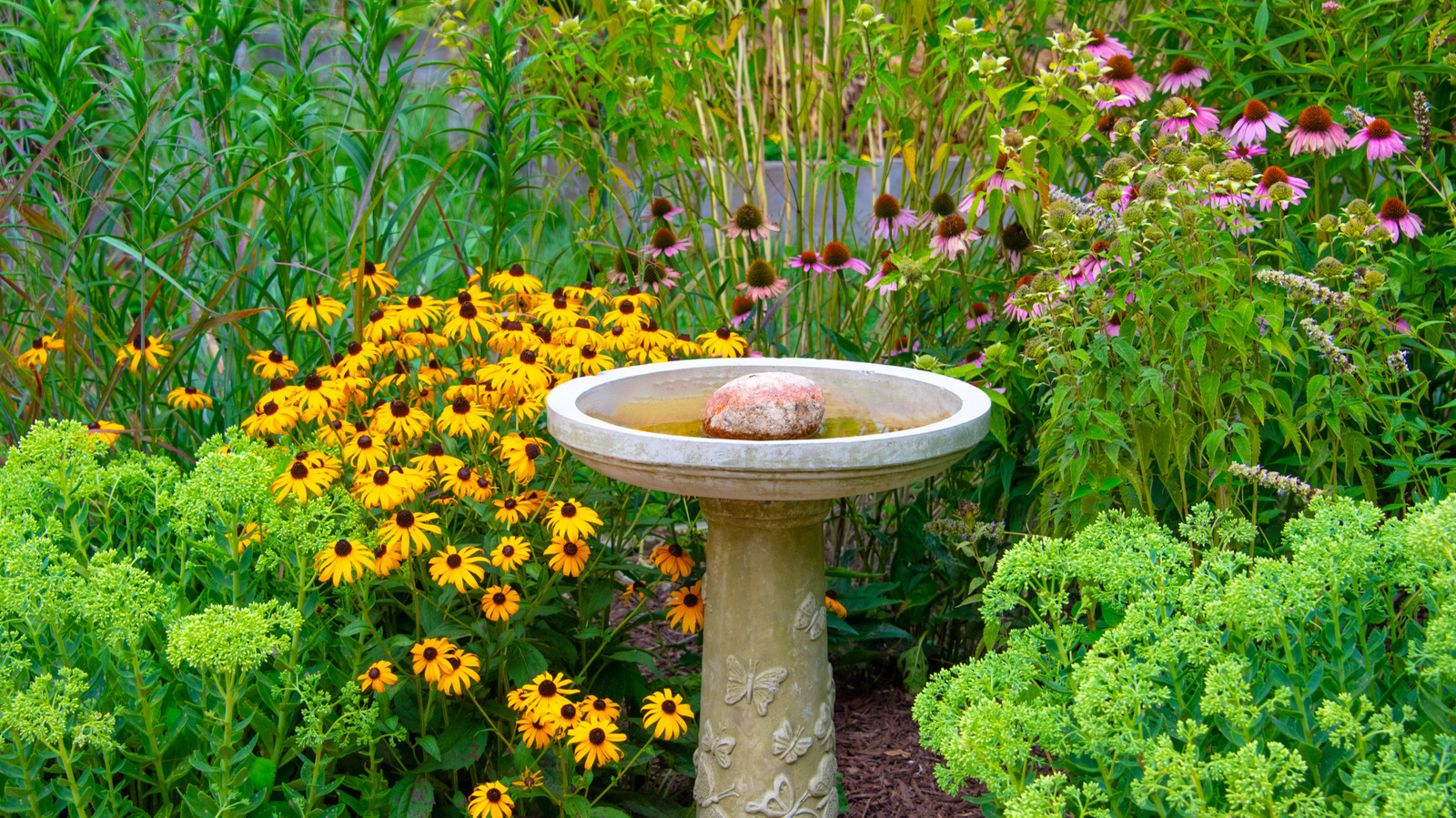 The DIY Garden Feature That Outshines A Typical Bird Bath