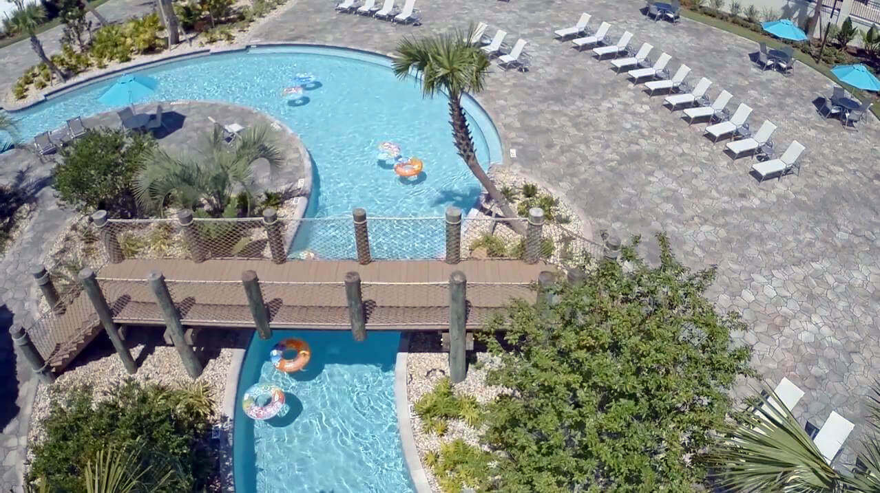 The Lazy River at the Oasis water park in ChampionsGate