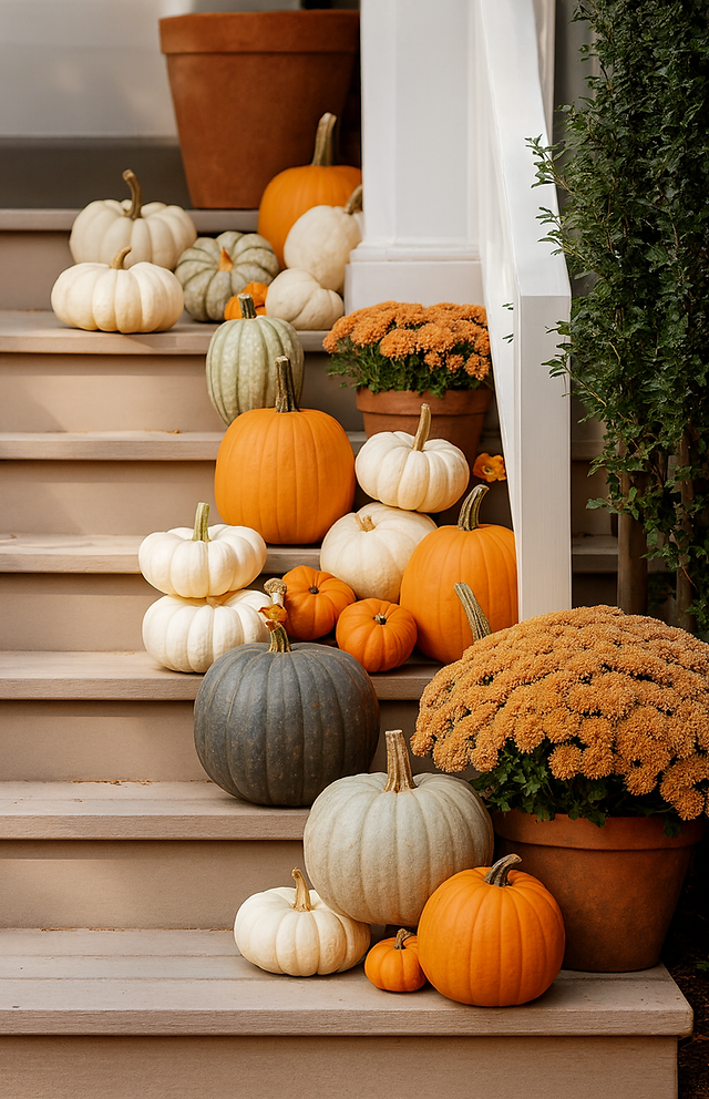 The Pumpkin Stylist | Porch Pumpkins in Charlotte & Fort Mill