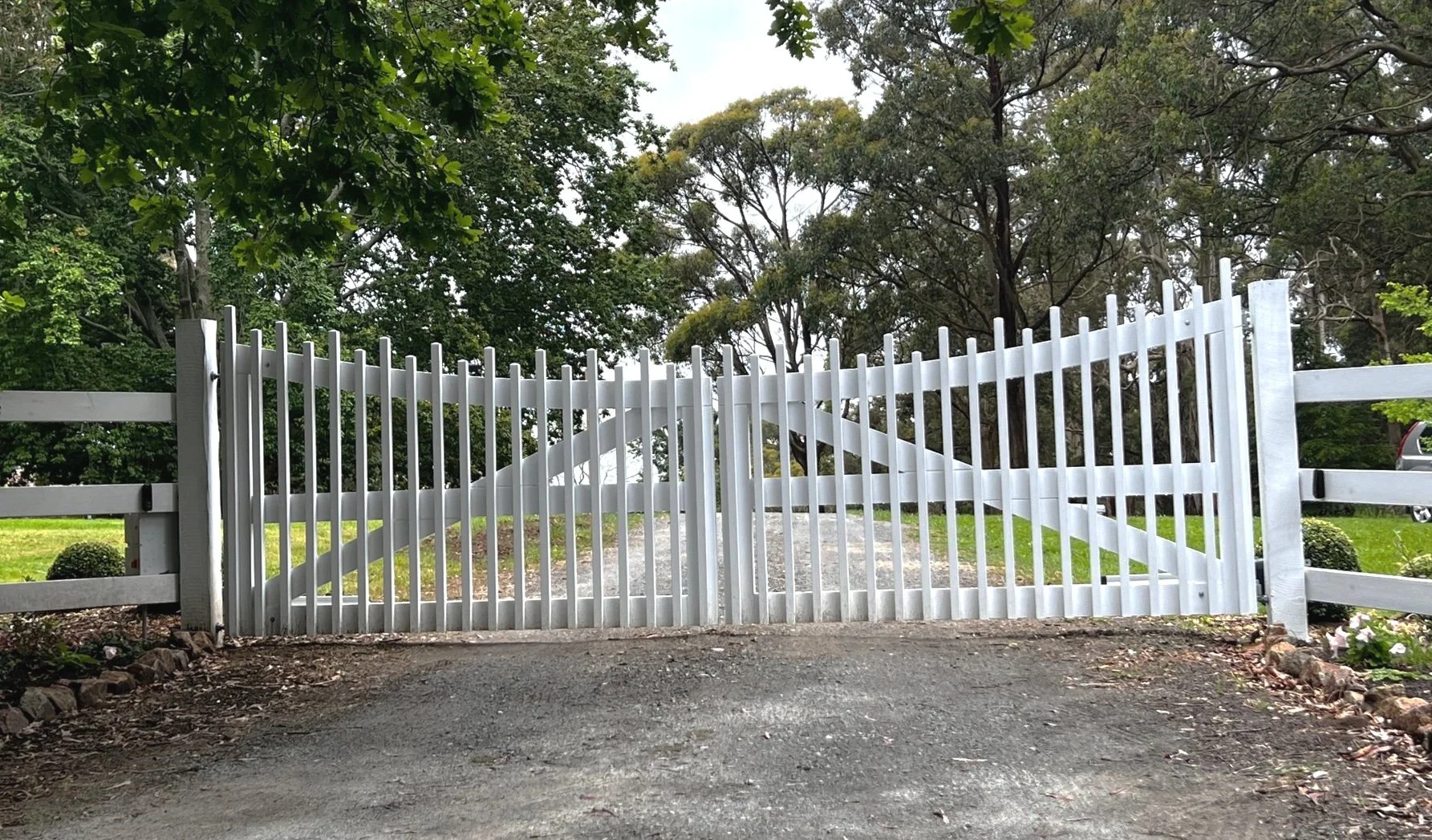 Timber Automatic Gates Melbourne — Coastal Timber Gates
